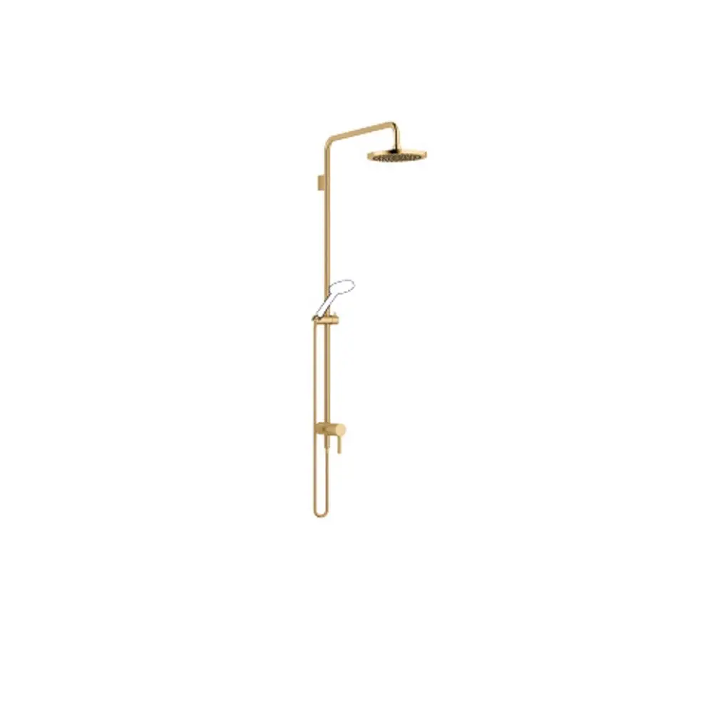 DORNBRACHT Shower Pipe mit Brause-Einhandbatterie SERIENSPEZIFISCH 36112970 Messing gebürstet (23kt Gold), 36112970-28 Galeriebild 1